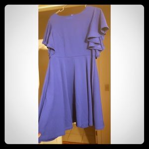 Blue cocktail dress